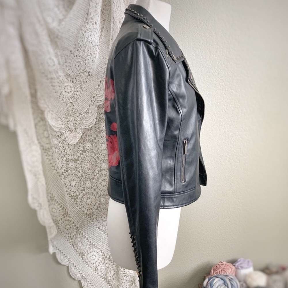 SANCTUARY | Funs & Roses Studded Motorcycle Jacket - Picture 4 of 6